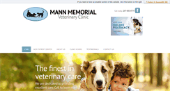 Desktop Screenshot of mannvet.com